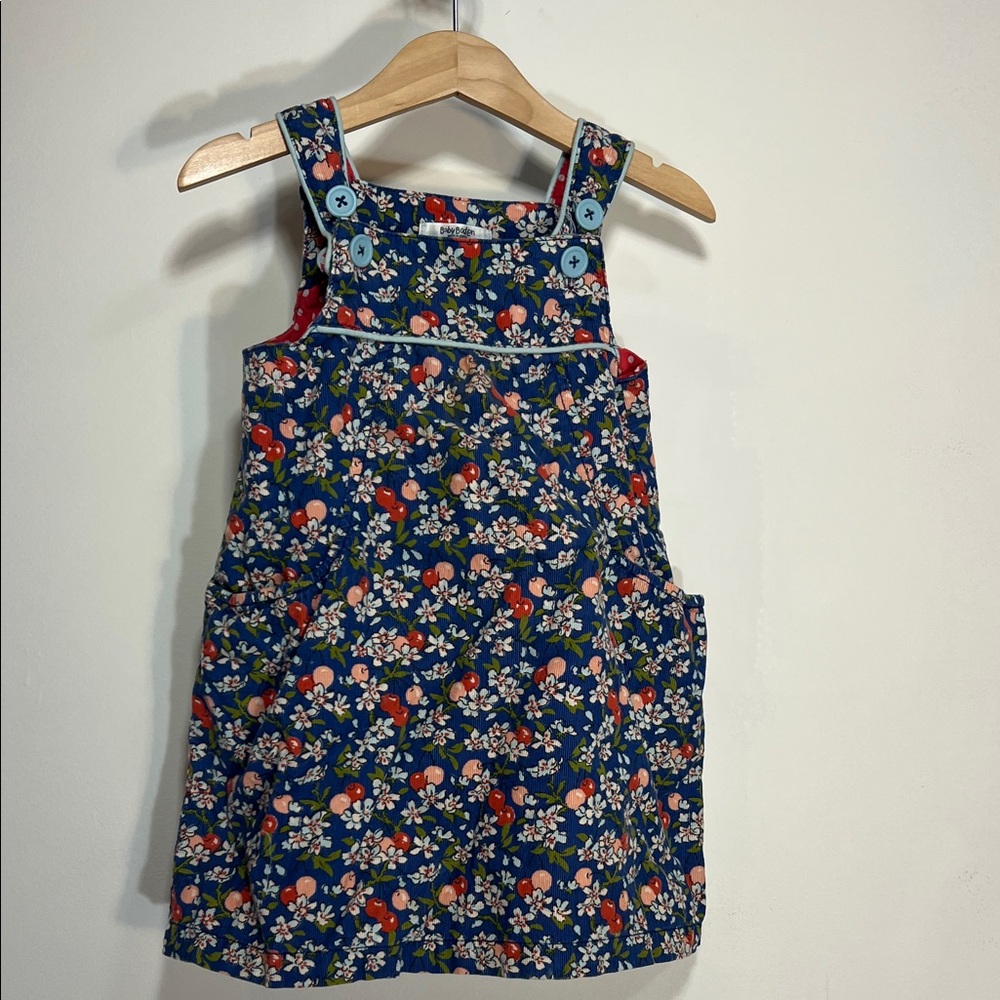 Baby Boden Blue Floral Dress
